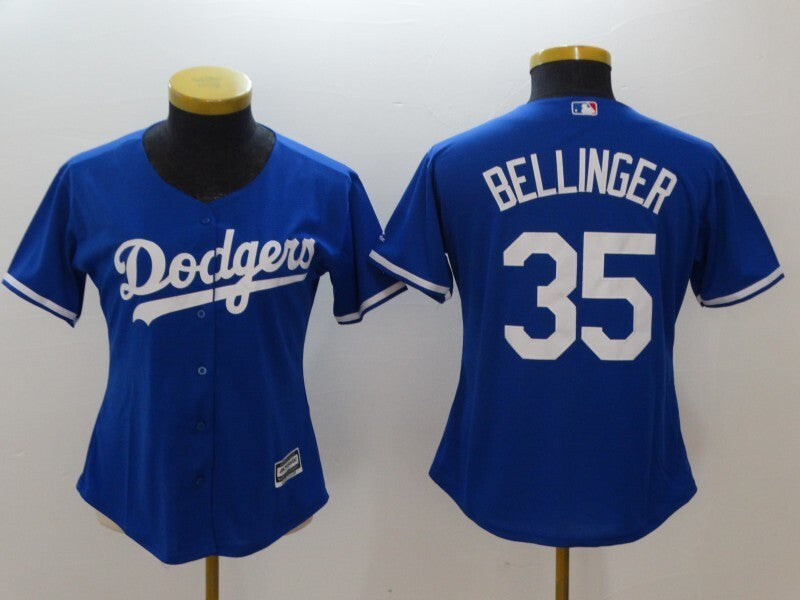 Women Los Angeles Dodgers #35 Cody Bellinger Style 4