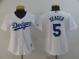 Women Los Angeles Dodgers #5 Corey Seager