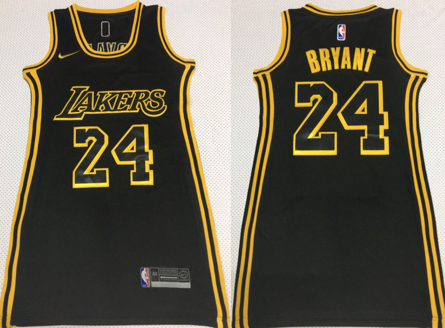 Women Los Angeles Lakers #24 Kobe Bryant NBA Edition Style 2