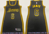 Women Los Angeles Lakers #6 Kobe Bryant Lakers 6 # James Black Women Dress Size S M L XL Style 3