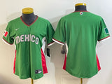 Women Mexico Baseball Green 2026 World Baseball Classic Stadium 26 World Cup Women Youth Style 4