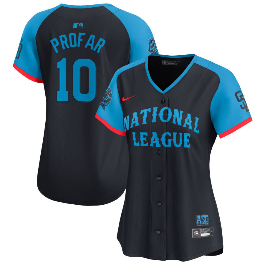 Women National League #10 Jurickson Profar 2024 All-Star Game Limited Player Jersey - Navy