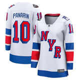 Women New York Rangers #10 Branded 2024 NHL Stadium Series Breakaway Jersey – White