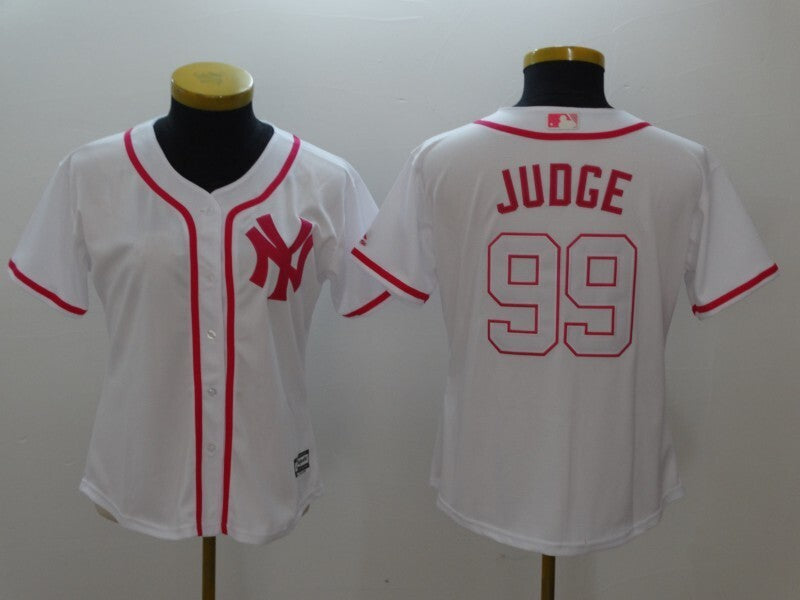 Women New York Yankees #99 Aaron Judge Style 5