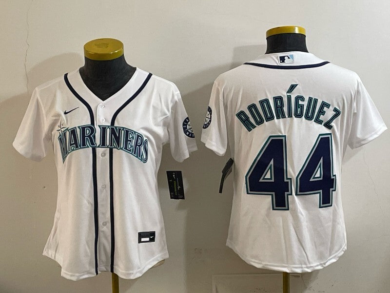 Women Seattle Mariners #44 Julio Rodriguez Mariners Women Youth