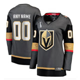 Women Vegas Golden Knights Fanatics Branded 2023 Stanley Cup Final Alternate Breakaway Custom Jersey - Black_conew1