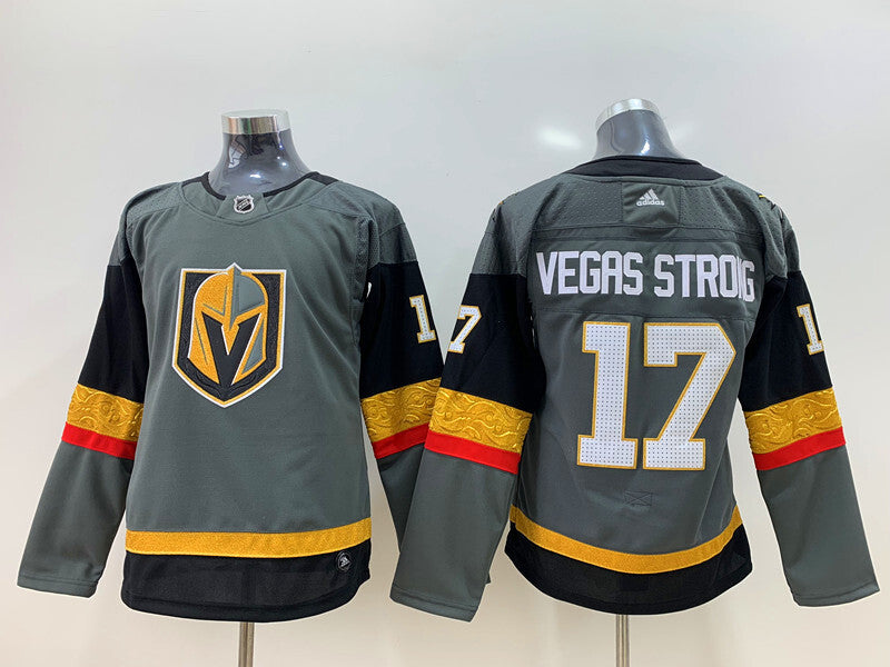 Women Vegas Golden Knights #17 Vegas Strong Women Style 2