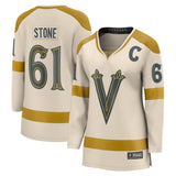 Women Vegas Golden Knights #61 Mark Stone Branded 2024 NHL Winter Classic Breakaway Player Jersey - Cream