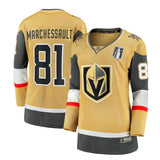 Women Vegas Golden Knights #81 Jonathan Marchessault 2023 Stanley Cup Final Home Breakaway Player Jersey - Gold_conew1