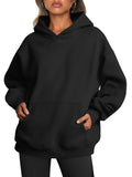 Womens Oversized Hoodies Fleece Sweatshirts Long Sleeve Sweaters Pullover Fall Outfits Winter Clothes PUMIEY