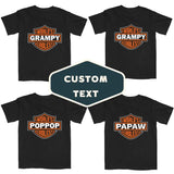 World's Coolest Grandpa Nickname Gift Motorcycle Dad Shirt, Father's Day Tee Birthday Gift from Grandkids