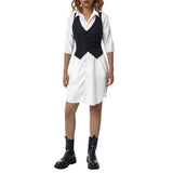 Female Waistcoat, Solid Color/ Striped V-Neck Sleeveless Tops Blouse Vest for Summer, S/M/L/XL/XXL Breathable Casual