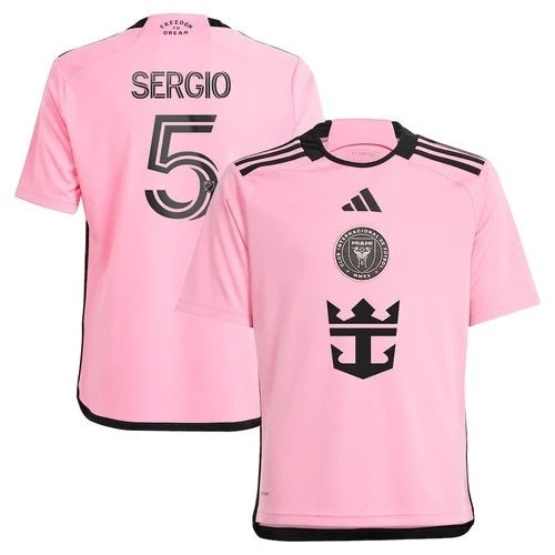 YOUTH Inter Miami #5 Sergio Busquets CF 2024 2getherness Jersey - Pink