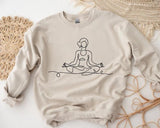 Yoga Sweatshirt  Yoga Gifts For Women  Yoga Gifts For Her  Mom Birthday Gift  Good Vibes Mothers Day Sweater,Personalized Sweater