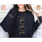 You Do Not Yeild Sweatshirt, You Do Not Fear Shirt, You Do Not Falter Tee, Assassin Warrior Shirt, Bookish Sweatshirt, Acotar Sweatshirt