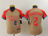 Youth Baltimore Orioles #2 Gunnar Henderson Orioles 24 All-Star Youth Style 2