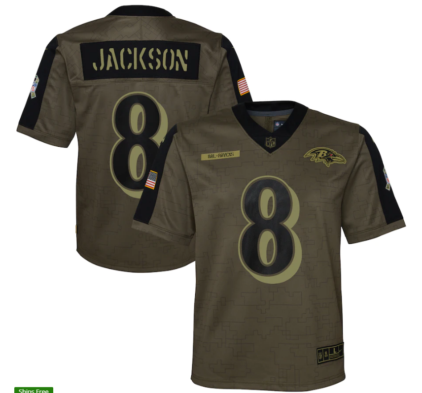 Youth Baltimore Ravens #89 Mark Andrews 21 New Salute