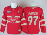 Youth Canada Hockey #97 Connor McDavid Canada 2026 Winter Olympics Youth Style 2