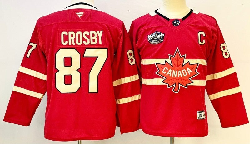 Youth Canada #87 Sidney Crosby Youth Style 1