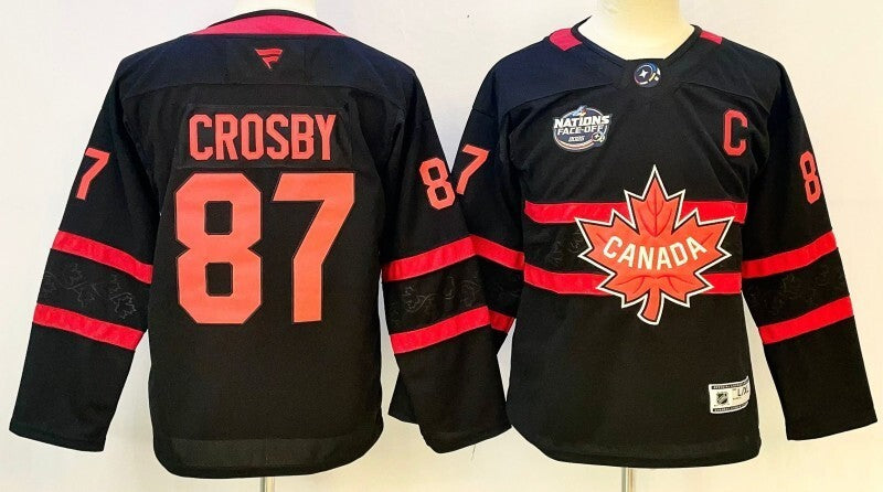 Youth Canada #87 Sidney Crosby Youth Style 2