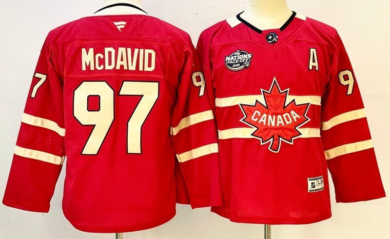 Youth Canada #97 Connor McDavid Youth Style 1