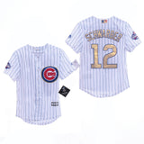 Youth Chicago Cubs #12 Kyle Schwarber