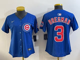 Youth Chicago Cubs #3 Alex Bregman Cubs Women Youth