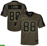 Youth Dallas Cowboys #88 Cee DeeLamb 21 New Salute