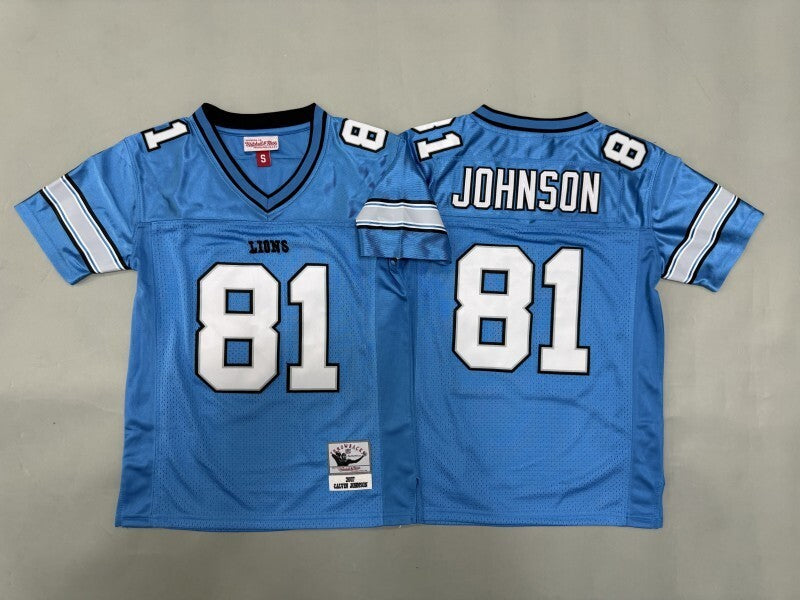 Youth Detroit Lions #81 Johnson Lions Team Youth