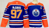 Youth Edmonton Oilers #97 Connor McDavid Youth Style 1