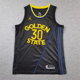 Youth Golden State Warriors #30 Stephen Curry Youth 25 Warriors 30 # Curry Black Statement Edition Style 2