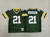 Youth Green Bay Packers #21 Charles Woodson Packers Team Youth