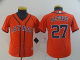 Youth Houston Astros #27 Jose Altuve Style 2