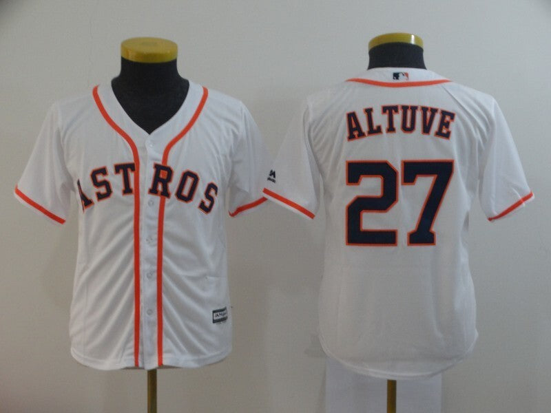 Youth Houston Astros #27 Jose Altuve Style 3