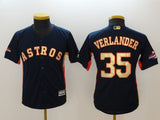 Youth Houston Astros #35 Justin Verlander Style 2