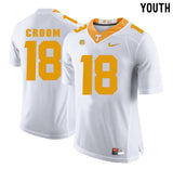 Youth Jason Croom 18 White