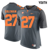Youth Justin Coleman 27 Grey