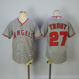Youth Los Angeles Angels #27 Mike Trout