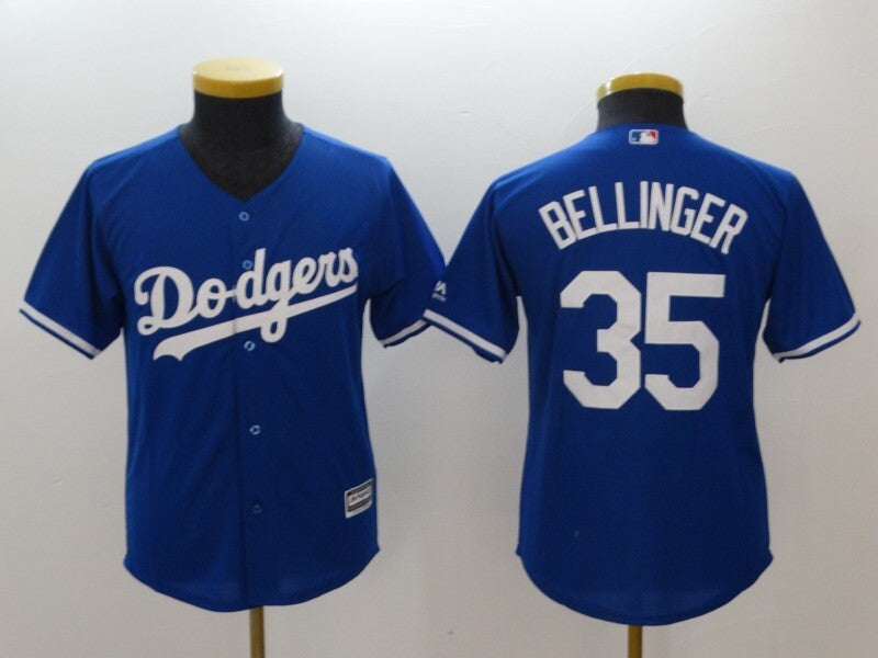 Youth Los Angeles Dodgers #35 Cody Bellinger Style 2