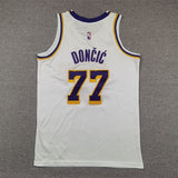 Youth Los Angeles Lakers #77 Luka Doncic Youth Lakers 77 # Doncic White Style 3