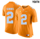 Youth Matt Simms 2 Orange