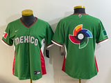 Youth Mexico Baseball Green 2026 World Baseball Classic Stadium 26 World Cup Women Youth Style 1