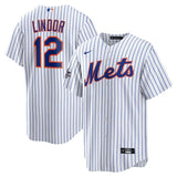 Youth New York Mets #12 Francisco Lindor 2025 MLB All-Star Game Home Replica Player Jersey - White