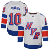 Youth New York Rangers #10 Artemi Panarin 2024 NHL Stadium Series Premier Player Jersey – White Style 1