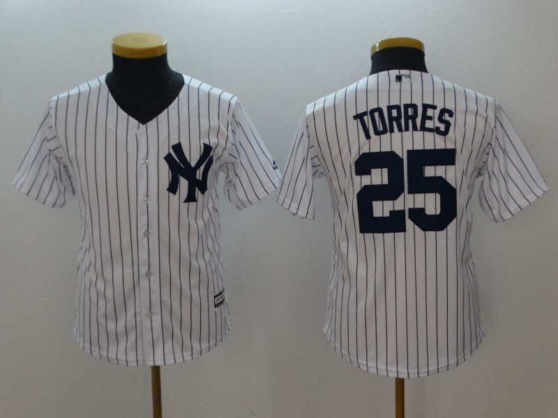 Youth New York Yankees #25 Gleyber Torres Style 2