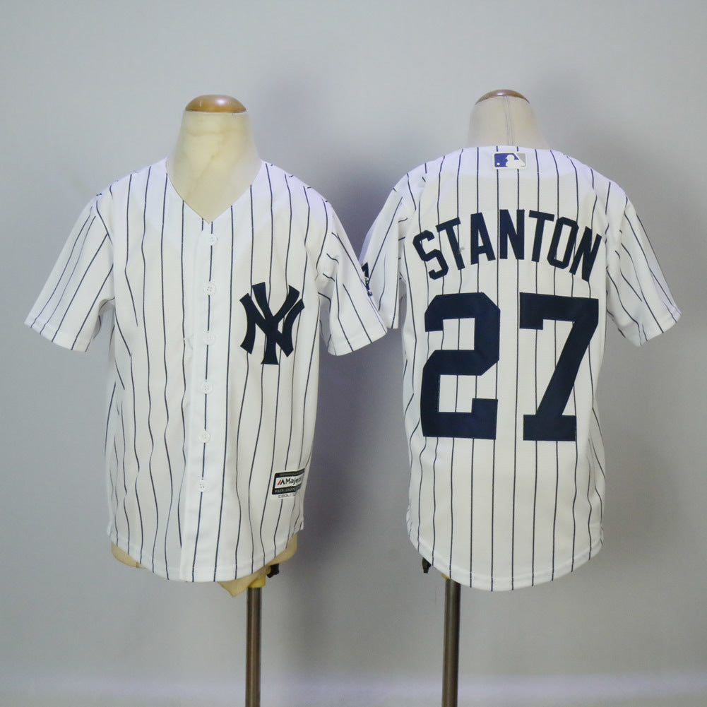 Youth New York Yankees #27 Giancarlo Stanton Style 2