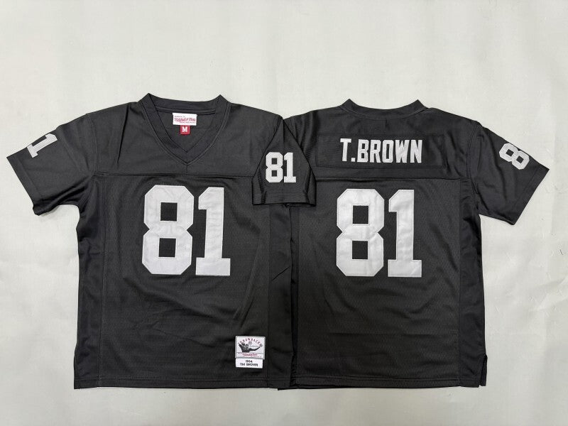 Youth Oakland Raiders #81 Tim Brown Raiders Youth