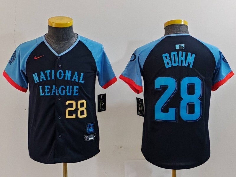 Youth Philadelphia Phillies #28 Alec Bohm Phillies 2024 All-Star Youth Style 2