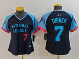 Youth Philadelphia Phillies #7 Trea Turner Phillies 2024 All-Star Women Style 3