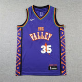 Youth Phoenix Suns#35 Kevin Durant Youth 25 Suns 35 # Durant Purple City Edition Style 2